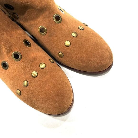 SAM EDELMAN Pedra Perforated Short Boots - Picture 4 of 9